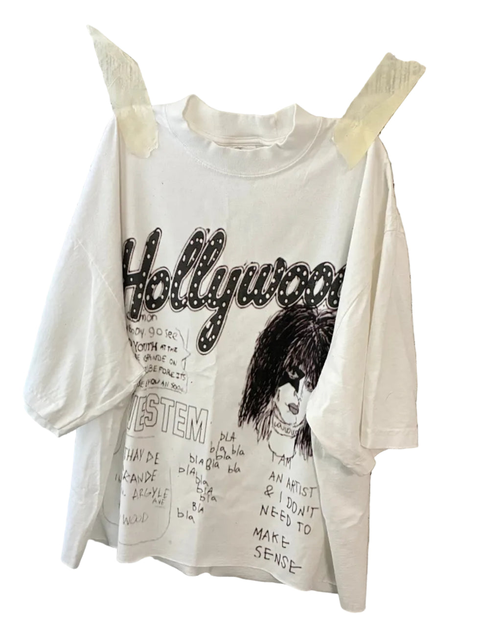 “HOLLYWOOD SCHIZO” THROW AWAY TEE